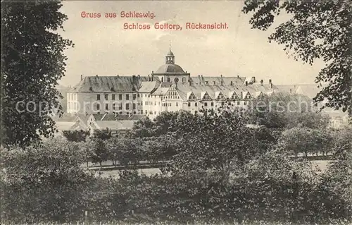 Schleswig Holstein Schloss Gottorp Rueckansicht / Schleswig /Schleswig-Flensburg LKR