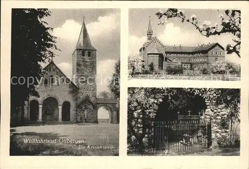 hf28344 Ottbergen Hildesheim Franziskanerkloster Mariengrotte Kreuzkapelle Kategorie. Schellerten Alte Ansichtskarten