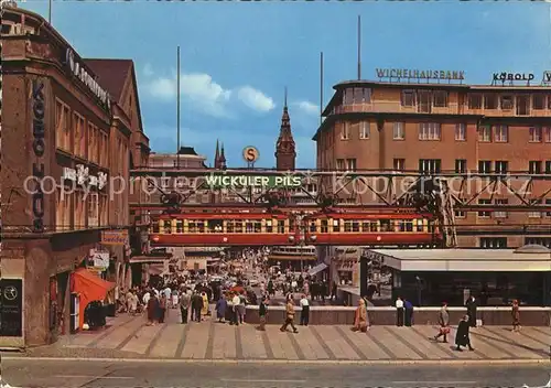 Wuppertal Doeppersberg Schwebebahn Kat. Wuppertal