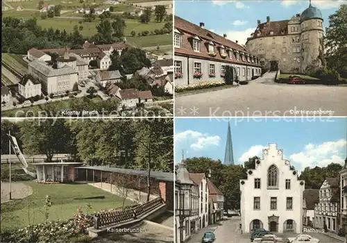 Hinnenburg Kloster Brede Rathaus Kat. Brakel
