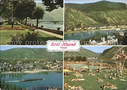 Zell Mosel Zell Kaimt Freibad Kat. Zell (Mosel)