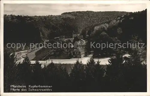 Pforzheim Partie bei der Kupferkammer Kat. Pforzheim