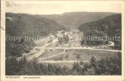 Pforzheim Luftaufnahme von der Kupferkammer Kat. Pforzheim