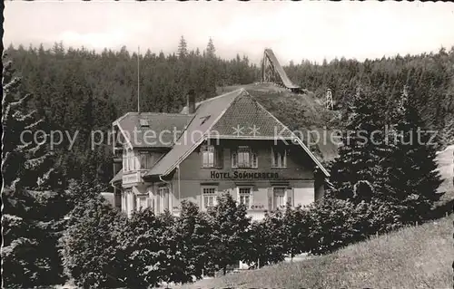 Schoenwald Schwarzwald Hotel Sommerberg Kat. Schoenwald im Schwarzwald