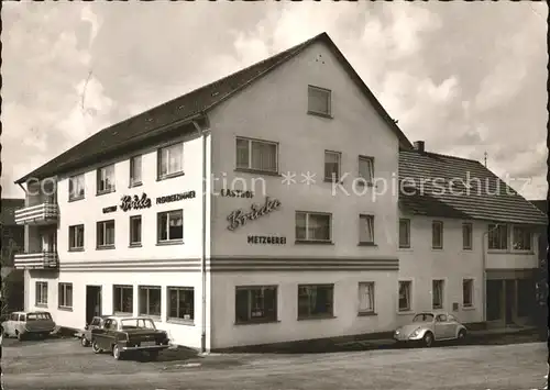 Aach Dornstetten Gasthof Metzgerei zur Bruecke  Kat. Dornstetten