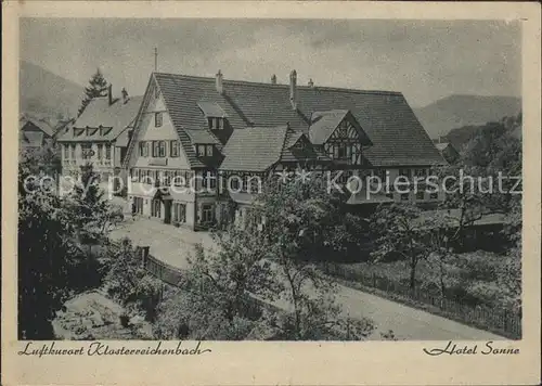 Klosterreichenbach Hotel Sonne Kat. Baiersbronn