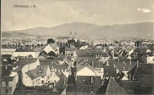 Offenburg Blick ueber die Stadt Kat. Offenburg