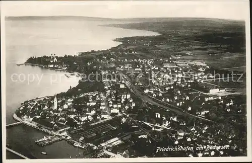 Friedrichshafen Bodensee Fliegeraufnahme Kat. Friedrichshafen