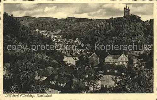 Dillenburg Blick ins Marbachtal Schloss Luftkurort Kat. Dillenburg