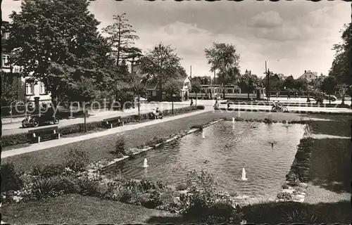 Oberursel Taunus Parkanlagen Teich / Oberursel (Taunus) /Hochtaunuskreis LKR