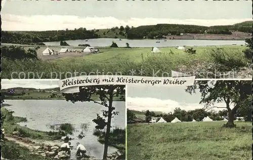 Heisterberg Dillkreis mit Heisterberger Weiher Campingplatz Kat. Driedorf
