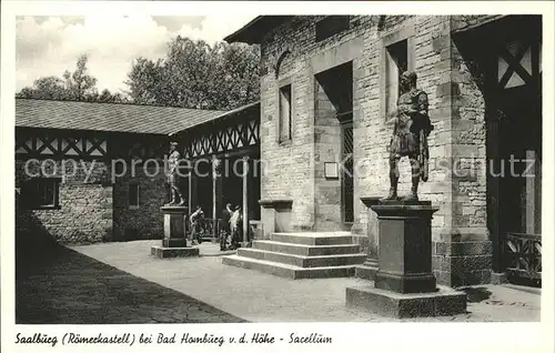 Kastell Saalburg Roemerkastell Sacellum Statue Kat. Bad Homburg v.d. Hoehe