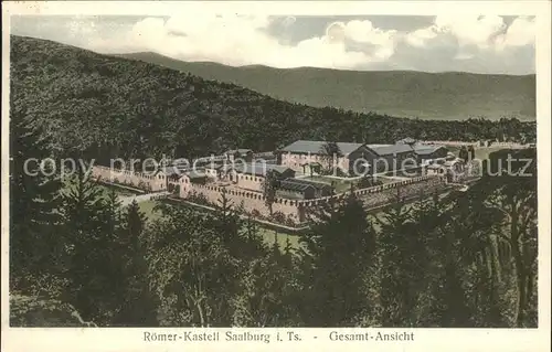 Kastell Saalburg Roemerkastell Gesamtansicht Kat. Bad Homburg v.d. Hoehe