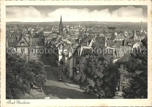 Bad Nauheim Blick ueber die Stadt Kat. Bad Nauheim