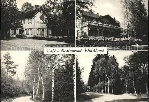 Bad Nauheim Cafe Restaurant Waldhaus im Hochwald Kat. Bad Nauheim