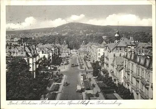 Bad Nauheim Blick auf Sprudelhof und Johannisberg Kat. Bad Nauheim