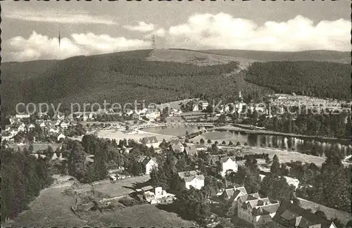 Hahnenklee Bockswiese Harz Fliegeraufnahme Kat. Goslar