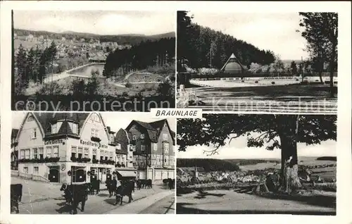 Braunlage Stadt Freibad Kat. Braunlage Harz