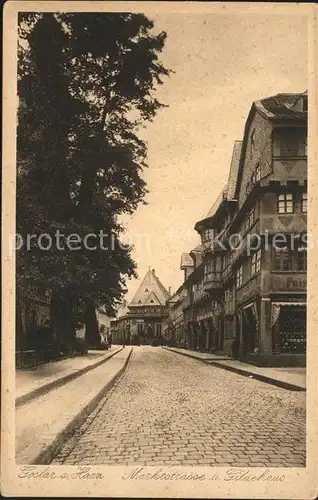 Goslar Marktstrasse Gildehaus Kat. Goslar