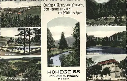 Hohegeiss Harz Neuer Teich Hundertmorgenwiese Kat. Braunlage