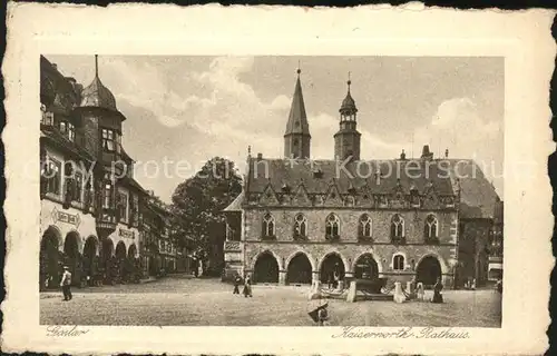 Goslar Kaiserwoerth Rathaus Kat. Goslar