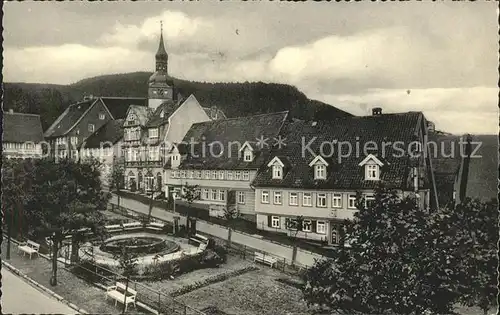 Lautenthal Harz Marktplatz Kat. Langelsheim