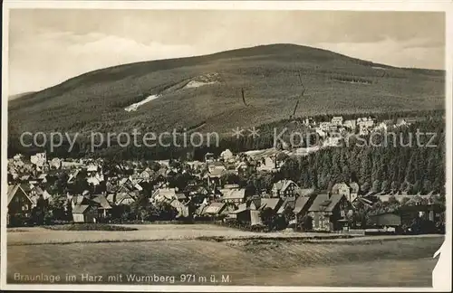 Braunlage Wurmberg Kat. Braunlage Harz