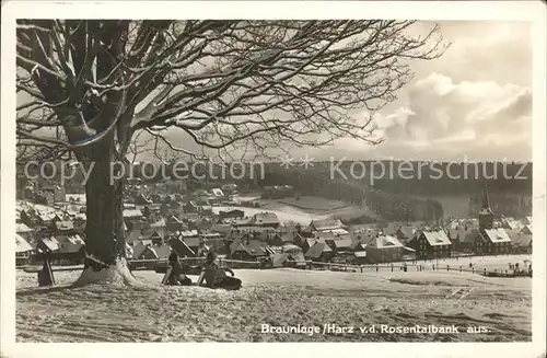 Braunlage Rostenalbank Kat. Braunlage Harz