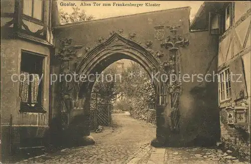 Goslar Altes Tor Frankenberger Kloster Kat. Goslar