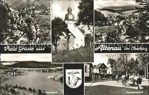 Altenau Harz Wappen Damenkapelle Okertalsperre Kat. Altenau