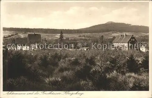 Altenau Harz Achtermann Forsthaeuser Kat. Altenau