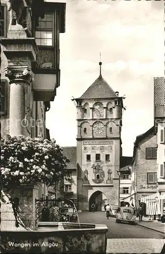 Wangen Allgaeu Brunnen Kat. Wangen im Allgaeu