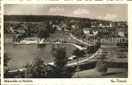 Hahnenklee Bockswiese Harz Kurteich Kat. Goslar