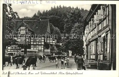 Bad Grund Harz Gebirgsluftkurort Fichtennadelbad Kat. Bad Grund (Harz)