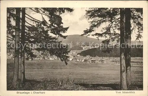 Braunlage Adamsblick Kat. Braunlage Harz