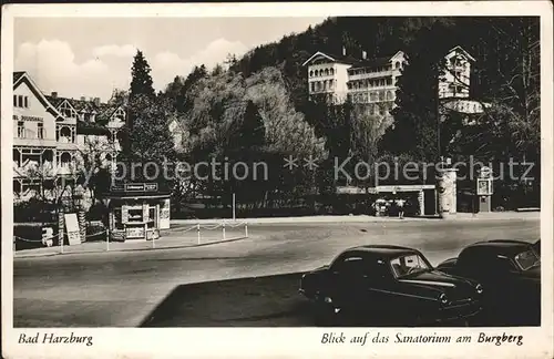 Bad Harzburg Sanatorium Burgberg Kat. Bad Harzburg