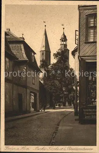 Goslar Markt Kirche Breitenstr. Kat. Goslar