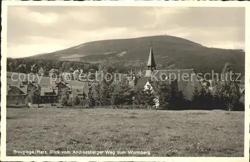 Braunlage Andreasberger Weg Wurmberg Kat. Braunlage Harz