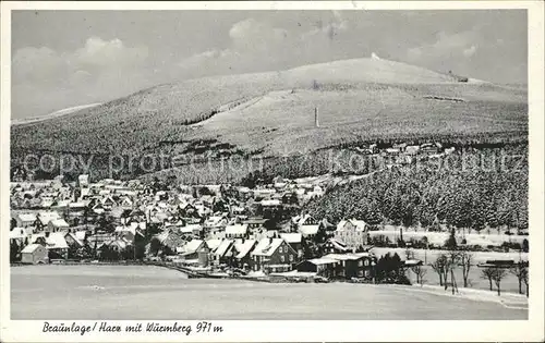 Braunlage Harz Wurmberg Kat. Braunlage Harz