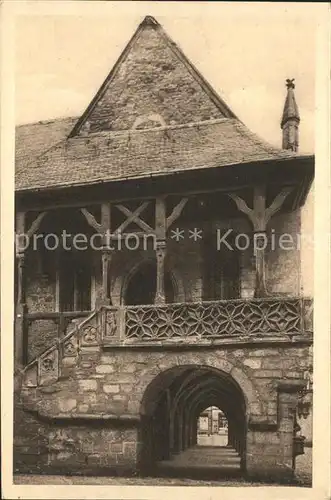 Goslar Rathauseingang Kat. Goslar