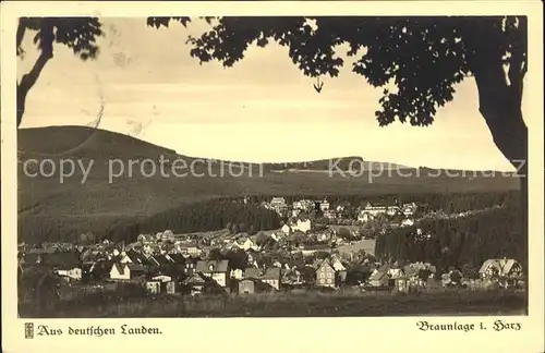 Braunlage Harz aus deutschen Landen Kat. Braunlage Harz