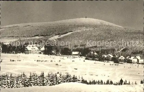 Braunlage Skiwiese Wurmbergblick Kat. Braunlage Harz