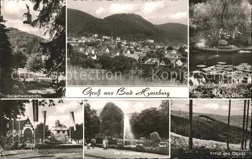 Bad Harzburg Kreuz des Ostens Kurparkteich Bahnhofsplatz Kat. Bad Harzburg