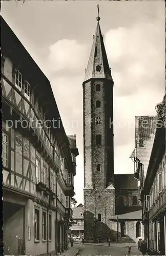 Goslar Hoher Weg mit Marktkirche Kat. Goslar