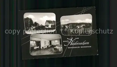 Hahnenklee Bockswiese Harz Haus Niedersachsen (Stempel) Kat. Goslar