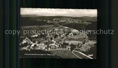 Hahnenklee Bockswiese Harz Luftaufnahme Kat. Goslar