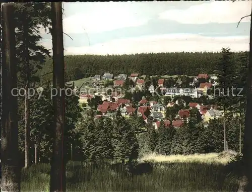 Hahnenklee Bockswiese Harz Gesamtansicht (Stempel) Kat. Goslar