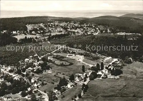 Hahnenklee Bockswiese Harz Luftaufnahme Kat. Goslar