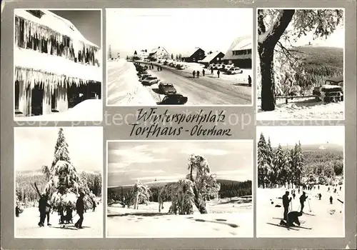 Torfhaus Harz div.Ansichten im Winter Kat. Altenau