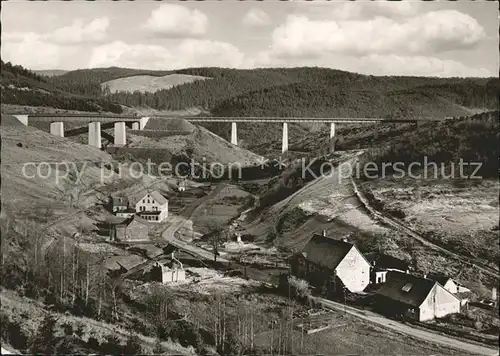 Schulenberg Oberharz Alt Schulenberg mit Viadukt Kat. Schulenberg im Oberharz